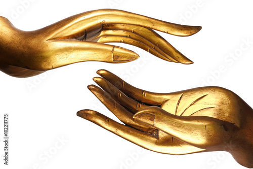 Hand Buddha gold