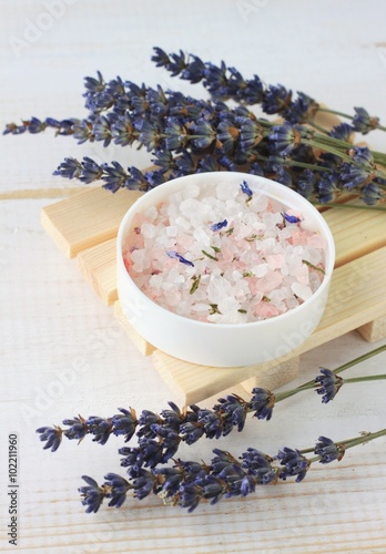 Lavender mineral bath salts  photo