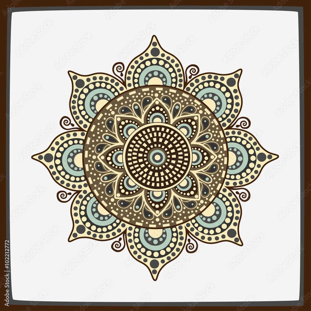 Stylized ornamental decoration