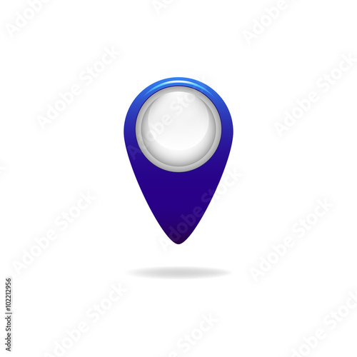 Free Download Pointer Card with shadow on a white background - GFXLoad
