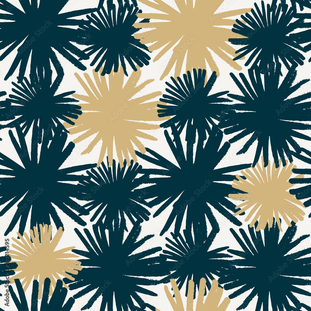 Hand Drawn Floral Seamless Pattern