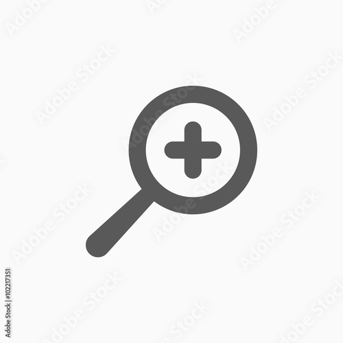 zoom in icon
