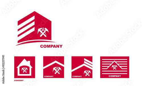 Dachdecker Icon Set