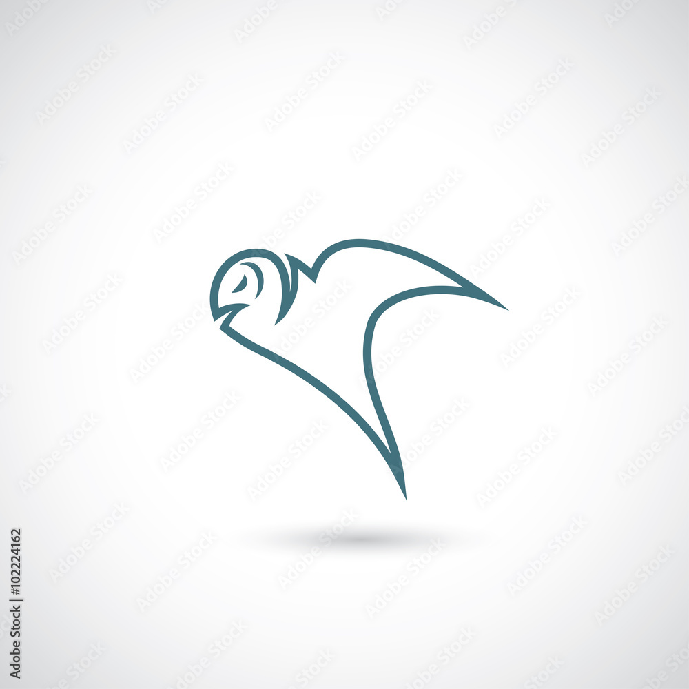 Obraz premium Owl symbol