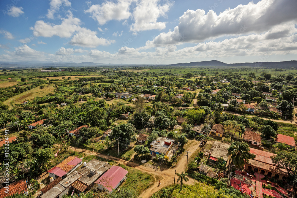 Cuba, Valle de Ingenios, View from Slave Tower