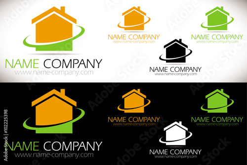logo maison construction artisan