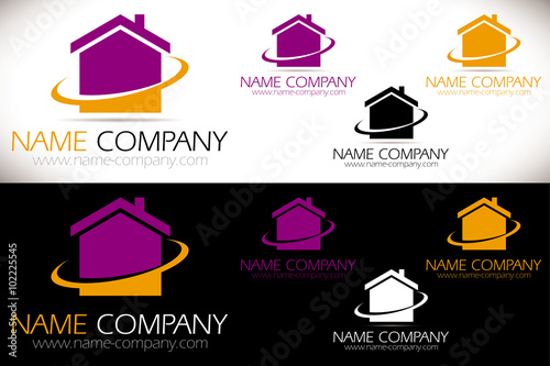 logo maison construction artisan