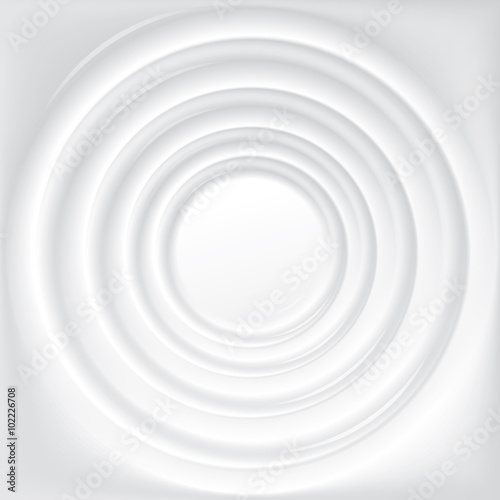 Vector background with concentric circles of water