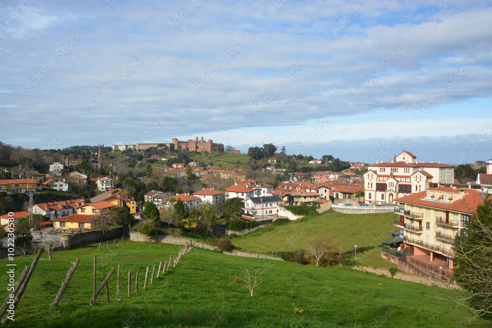 Pueblo de Comillas, Cantabria, España