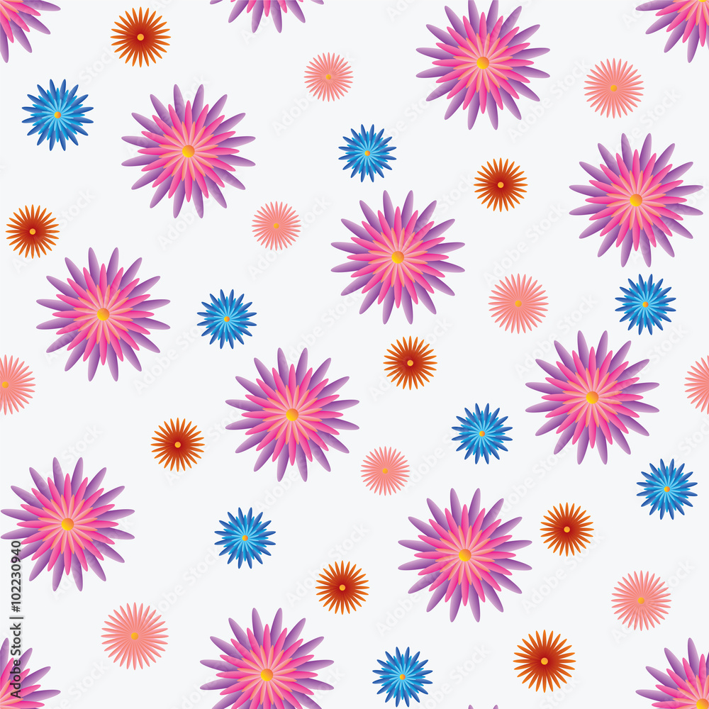 Flower seamless background Flower seamless background