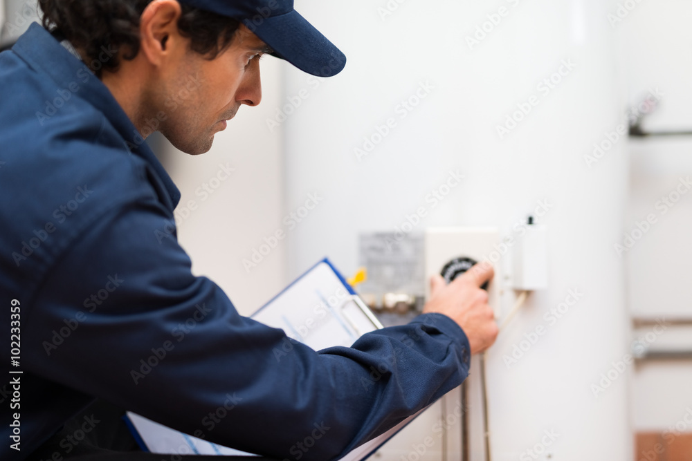 Technician at work Technician at work
