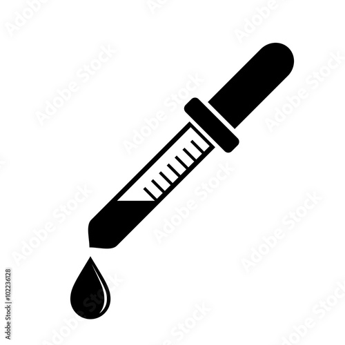 Eye dropper vector icon