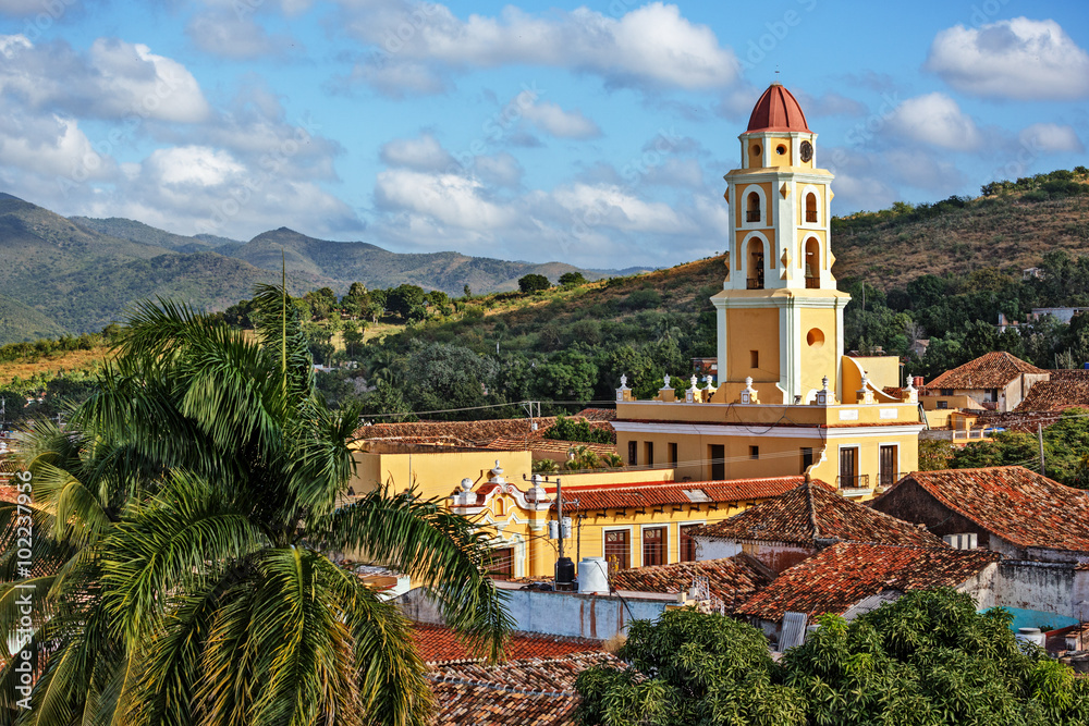 Cuba, Trinidad, View from Museo Histórico Municipal