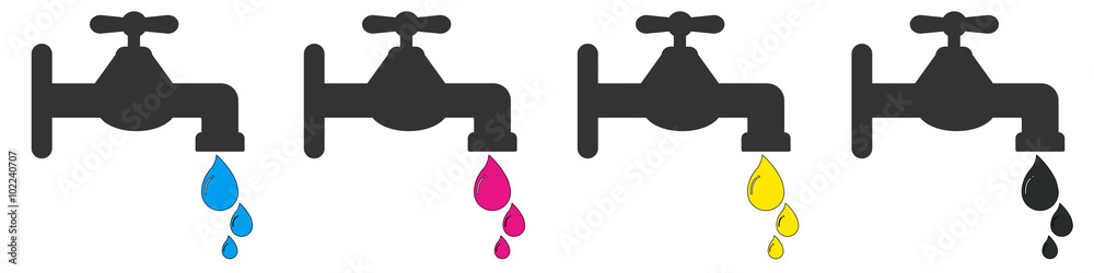 cmyk10 CyanMagentaYellowKey - colorful water tap - 4to1 g4232 cmyk10 CyanMagentaYellowKey - colorful water tap - 4to1 g4232