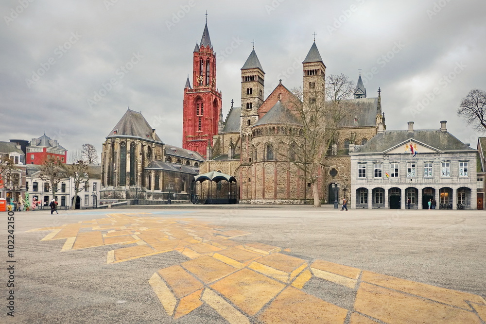 Maastricht Sint Janskerk mit Vrijthof