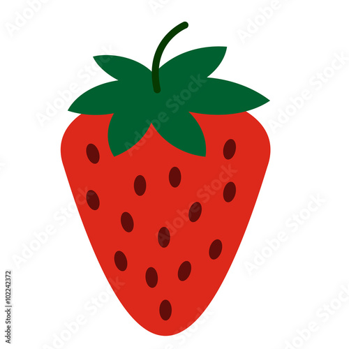 Strawberry flat icon