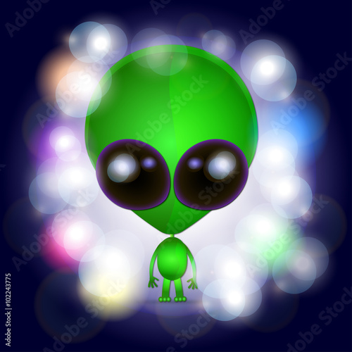 space alien illustration