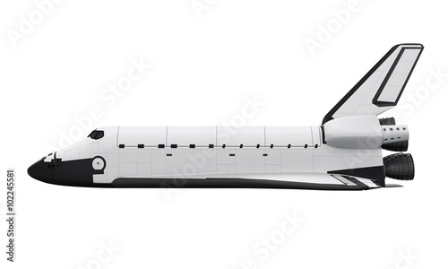 Space Shuttle Isolated