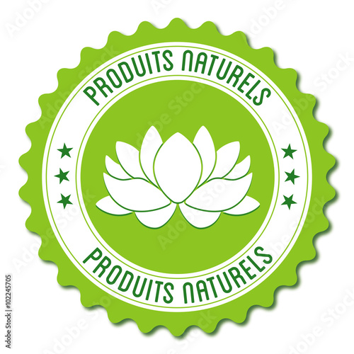 Logo produits naturels.