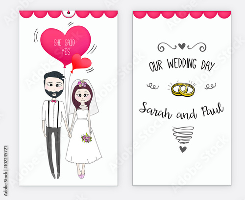 Busta invito matrimonio