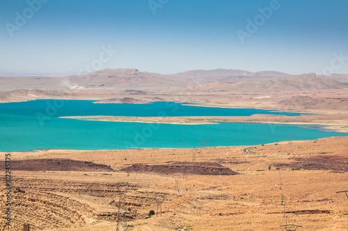 Lake al-hassan addakhil in Errachidia Morocco