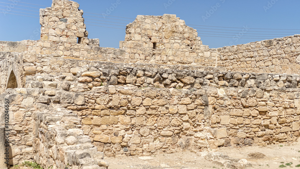 Medieval Limassol Castle ruins. Cyprus.
