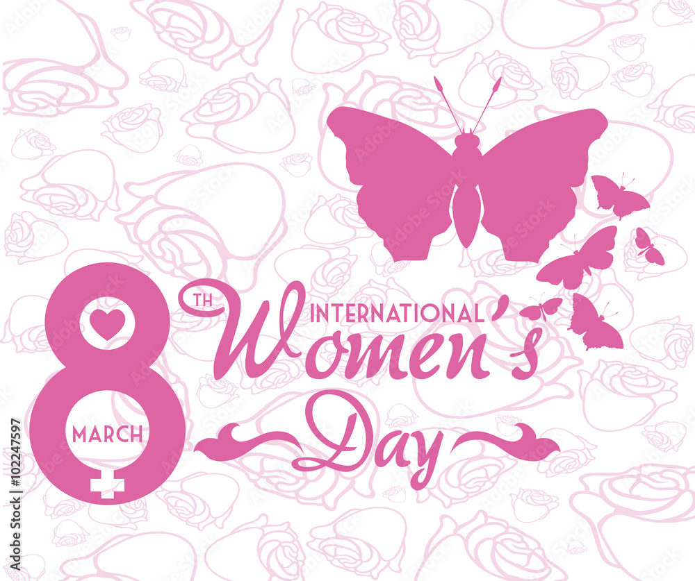 Happy womens day design Happy womens day design