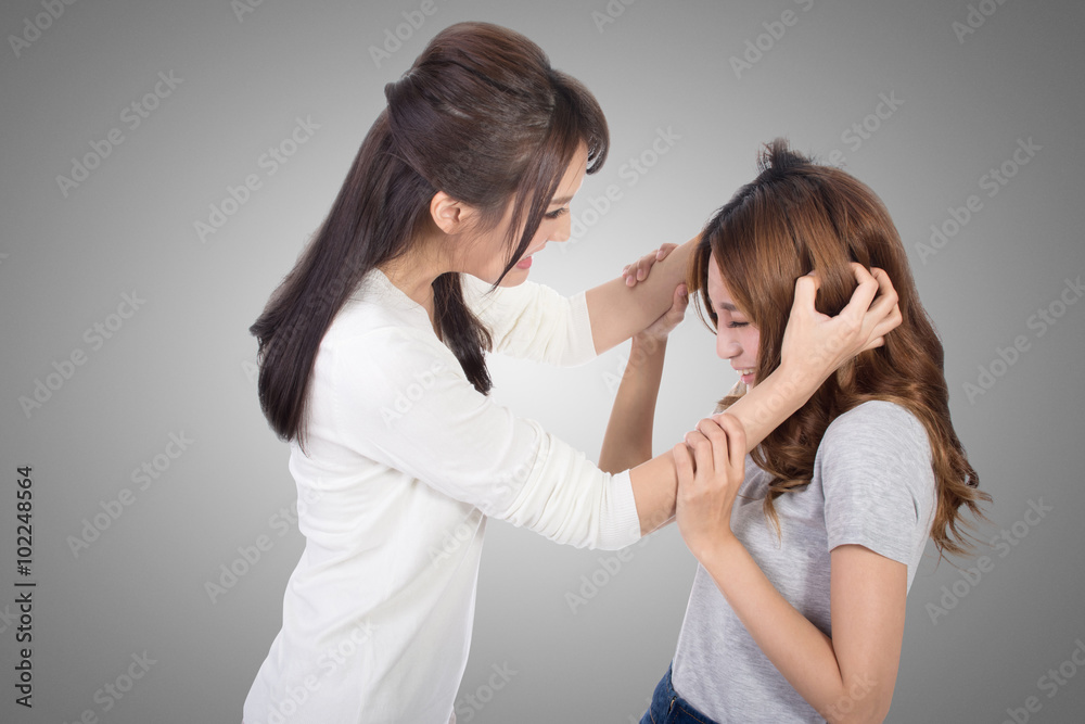Asian women fight Asian women fight