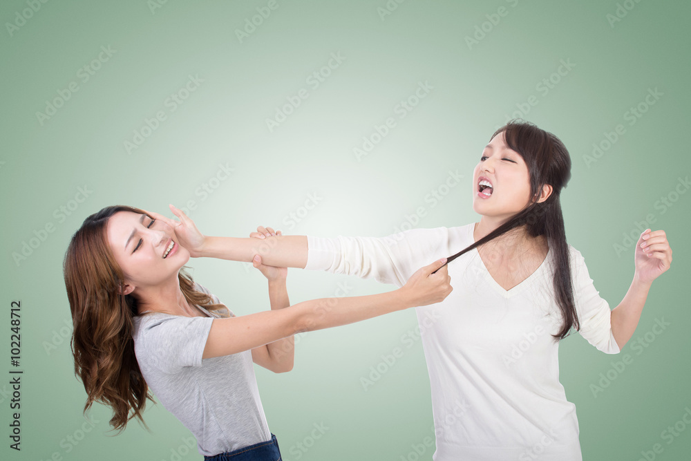 Asian women fight Asian women fight