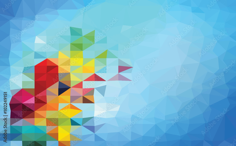Obraz premium Abstract polygon background