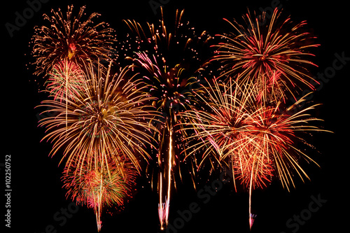  Fireworks. Celebration and anniversary background.