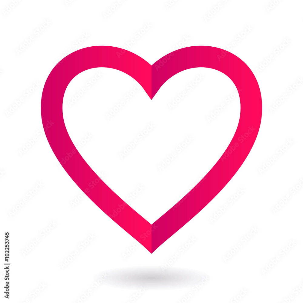 Heart icon background