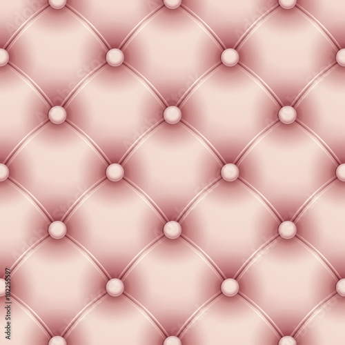 Vector seamless pattern with pink upholstery