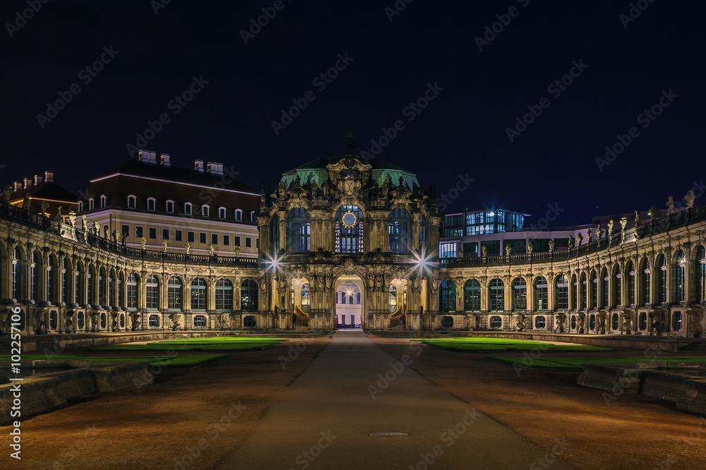 Palace Zwinger in Dresden,Saxony,Germany
