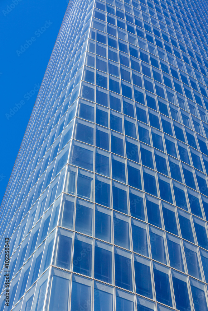 Office glass skyscraper building