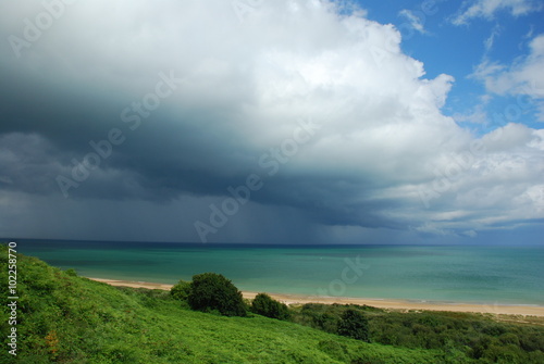 Omaha Beach, Normandie, France photo