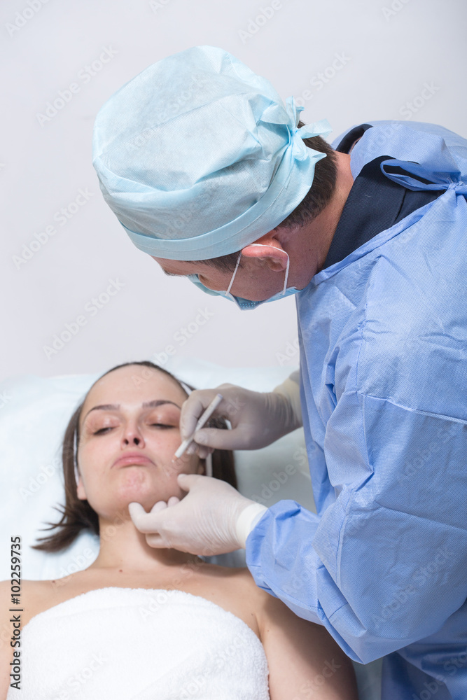 Photo of cosmetic procedures . Photo of cosmetic procedures .