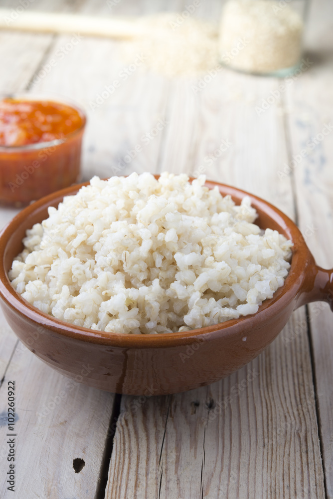 Mexican Rice - Rice cooked with tomato sauce Mexican Rice - Rice cooked with tomato sauce