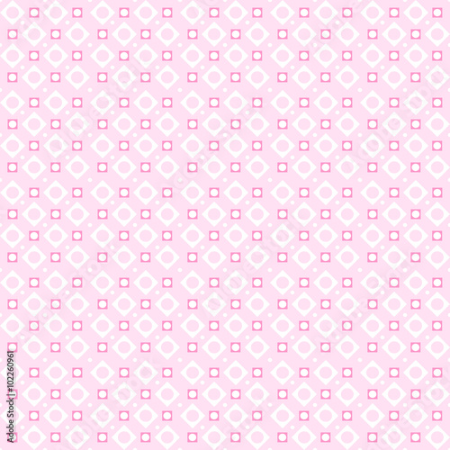 Cute pink vector seamless pattern. Endless texture