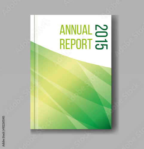 Abstract green design background for business annual report book illustration vector
