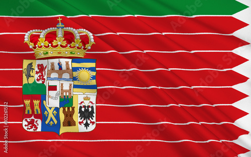 Flag of Zamora is a province of western Spain photo