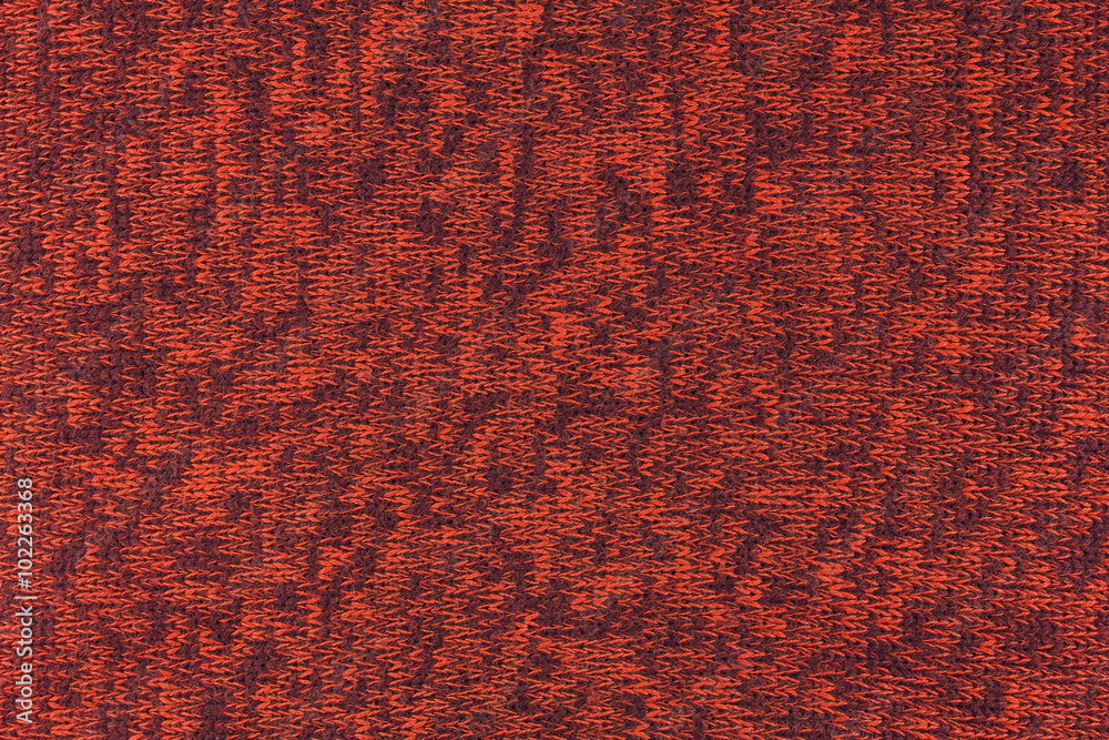 orange knitted wool texture