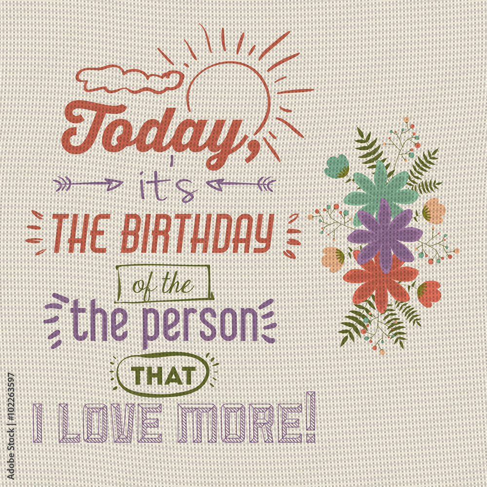 Obraz premium happy birthday design 