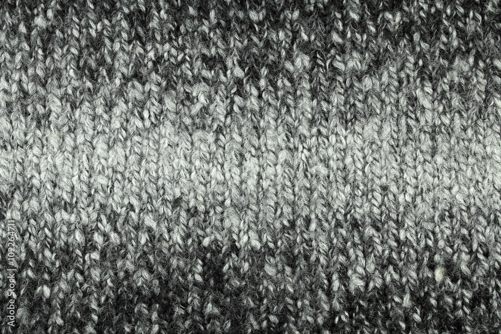 Obraz premium black and white wool texture