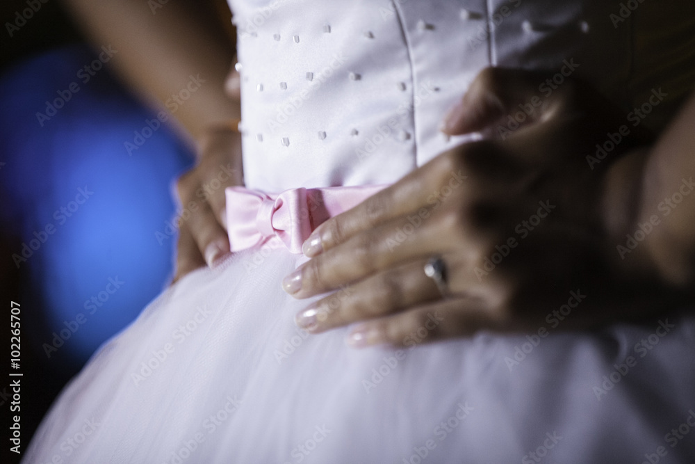 Naklejka premium detalles vestido