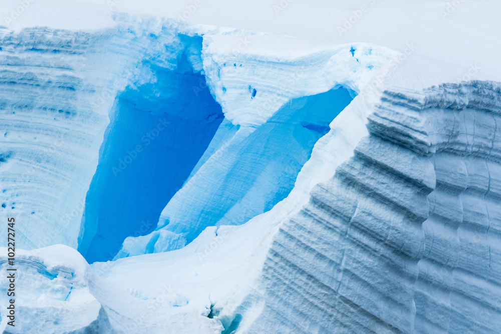 Fotografie Antarctican Ice and Snow
