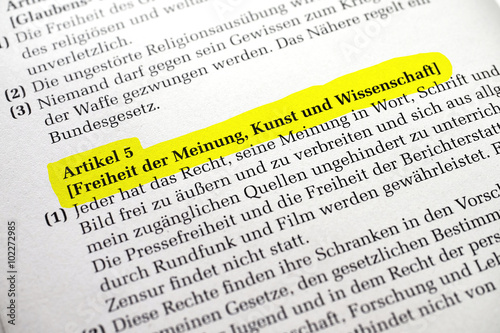 Art. 3 GG Meinungsfreiheit