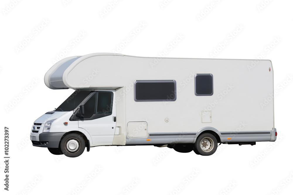 image of camper isolated on a white background image of camper isolated on a white background