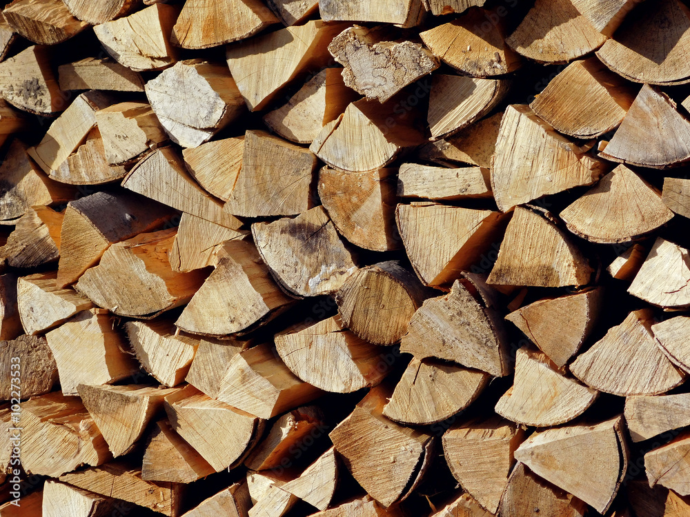 Cleaved firewood texture Cleaved firewood texture