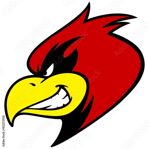 Cardinal Mascot Grin